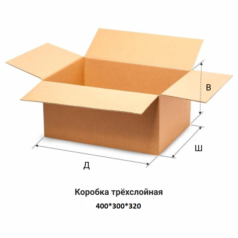 Коробка четырехклапанная