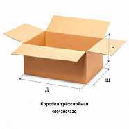 Коробка четырехклапанная